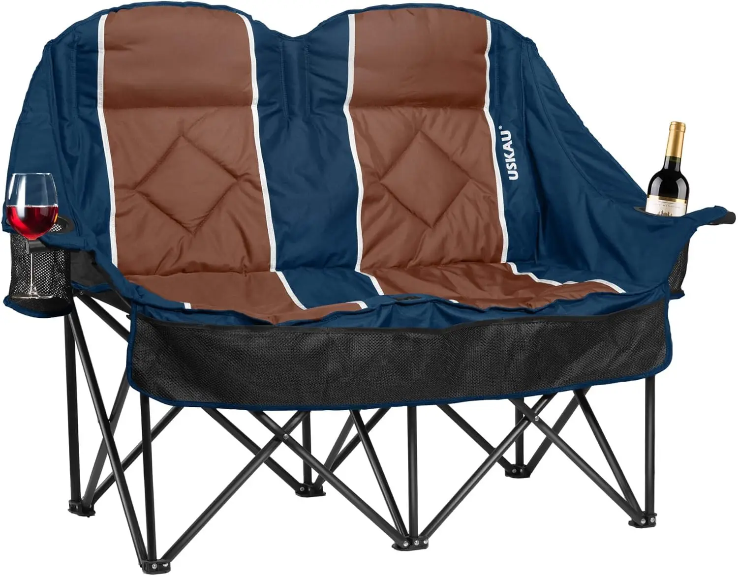 Double Camping Chair 2 Person Folding Loveseat Heavy Duty 660LBS with Carry Bag for Couples Dogs Sports
Double Camping Chair 2 Person Folding Loveseat Heavy Duty 660LBS with Carry Bag for Couples Dogs Sports