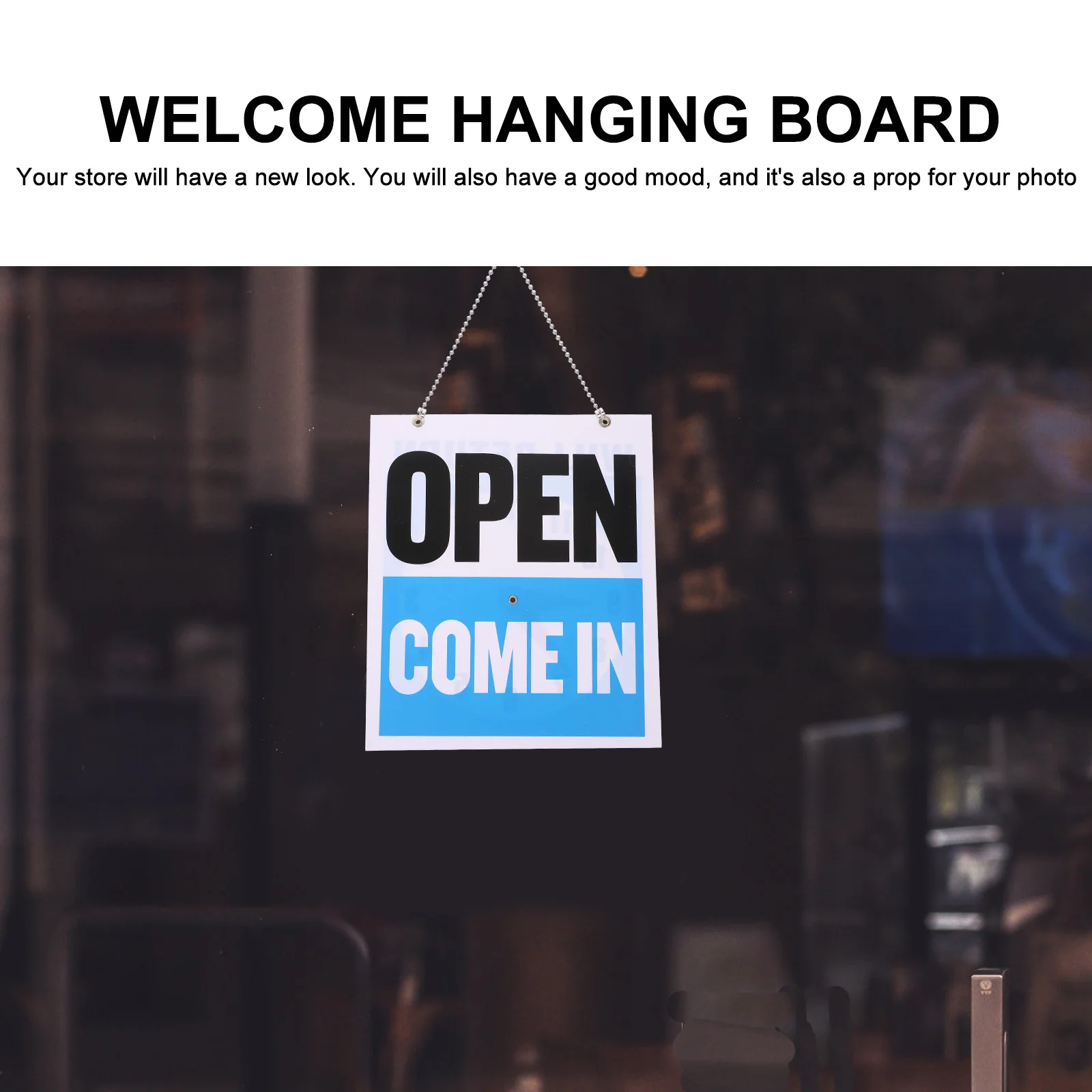 OPEN Sign Business Hours Indicator Board Welcome Door Plate DoubleSide Door Closed Front Hanging Pendant Store Mall Shop Signage
OPEN Sign Business Hours Indicator Board Welcome Door Plate DoubleSide Door Closed Front Hanging Pendant Store Mall Shop Signage