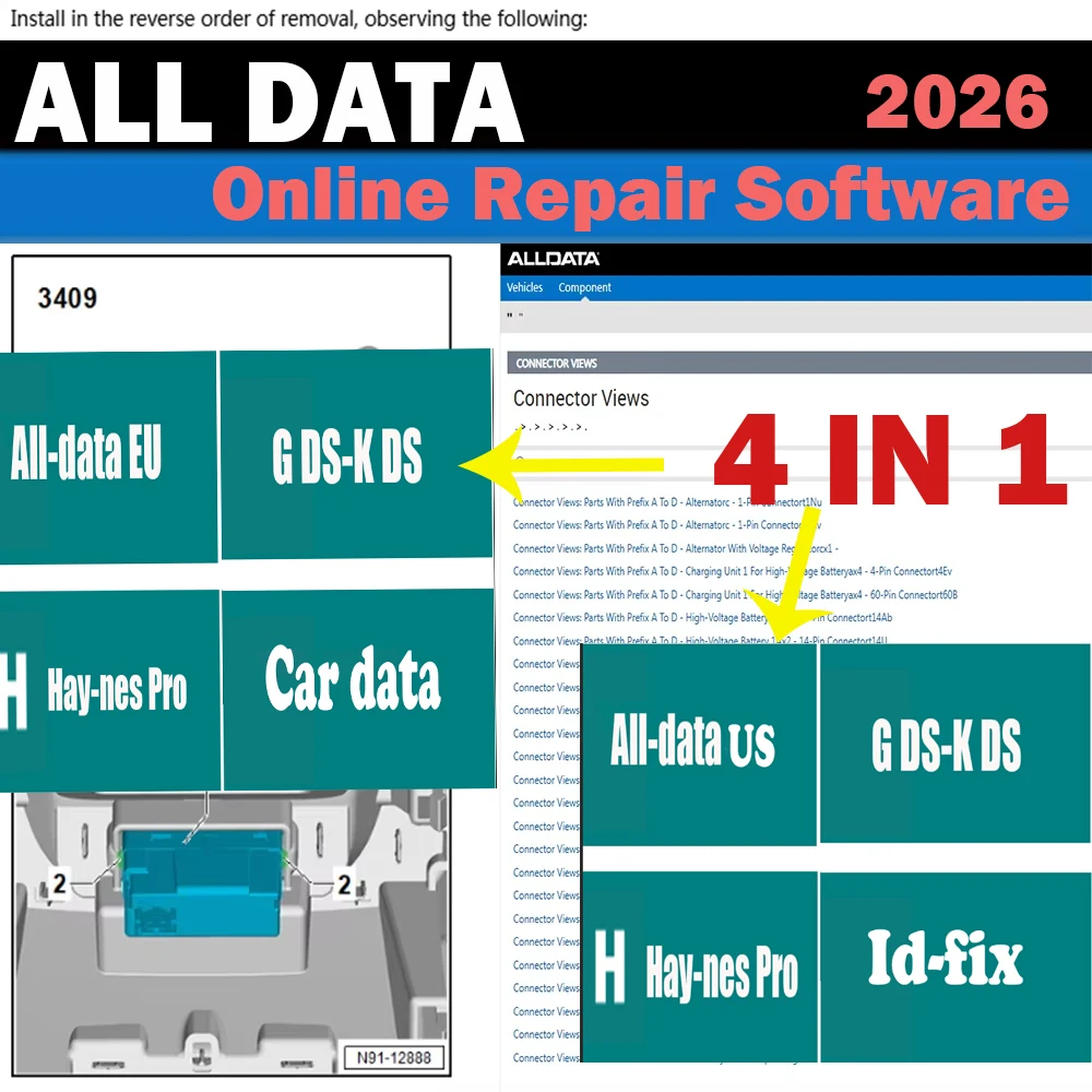 Newest Alldata Online Account Car Repair Software Alldata Haynes PRO 4In1 Combination Car Data Full Pack Support Mobile Login
Newest Alldata Online Account Car Repair Software Alldata Haynes PRO 4In1 Combination Car Data Full Pack Support Mobile Login