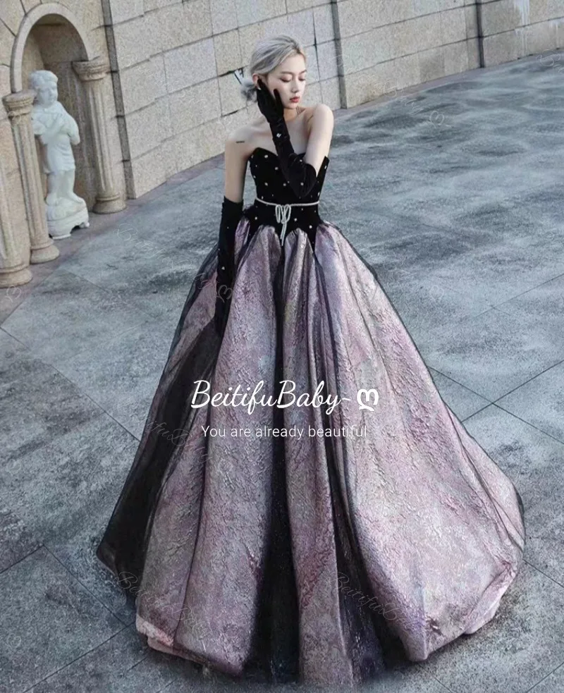 BeitifuBaby Elegant 2025 Women's Evening Dresses Palace Style Off The Shoulder A-line Skirt Banquet Ball Gown Dresses for Women
BeitifuBaby Elegant 2025 Women's Evening Dresses Palace Style Off The Shoulder A-line Skirt Banquet Ball Gown Dresses for Women