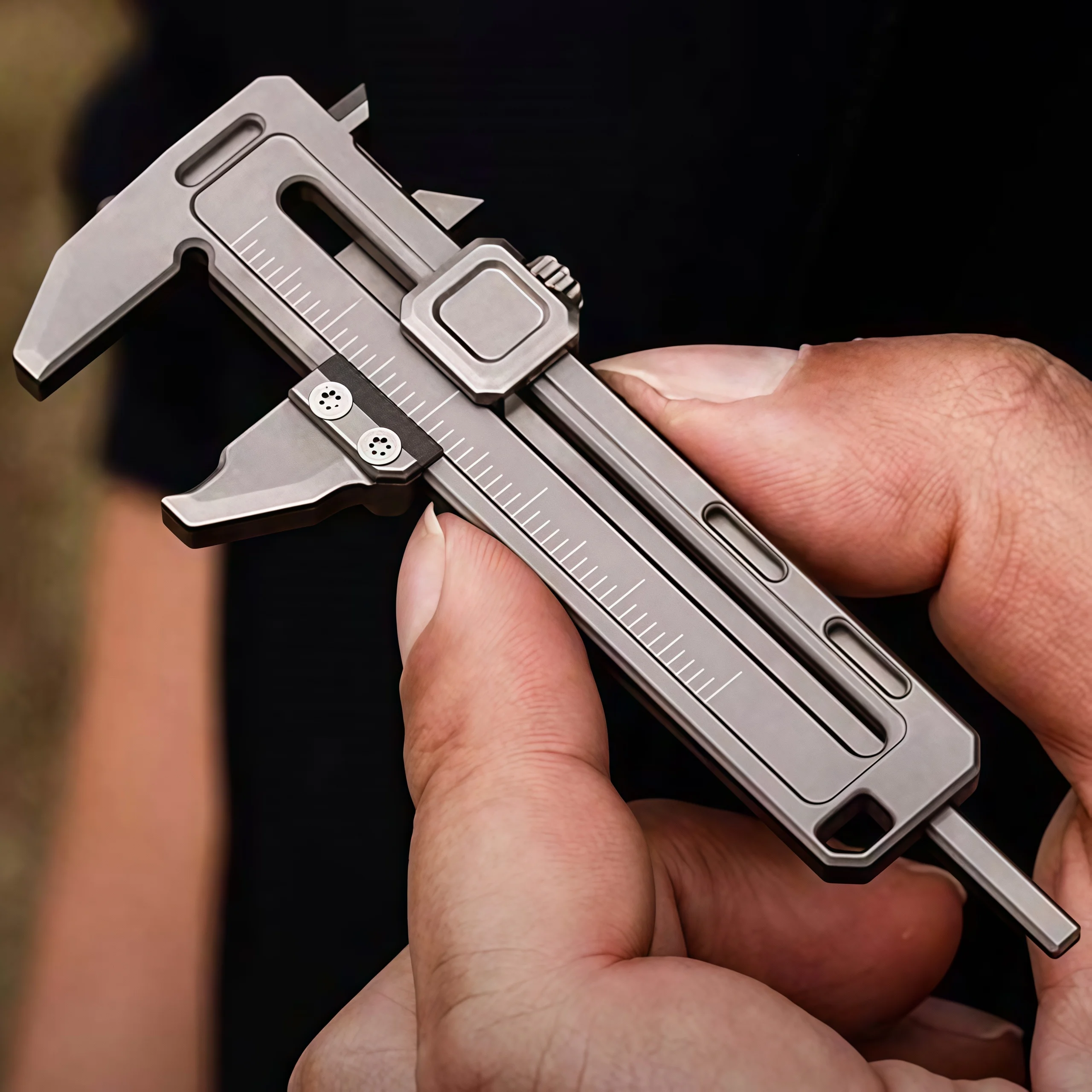Mini Vernier Caliper EDC Multitool, Portable Pocket Measuring Tool with Level & Scale for Outdoor, DIY & Home Use
Mini Vernier Caliper EDC Multitool, Portable Pocket Measuring Tool with Level & Scale for Outdoor, DIY & Home Use