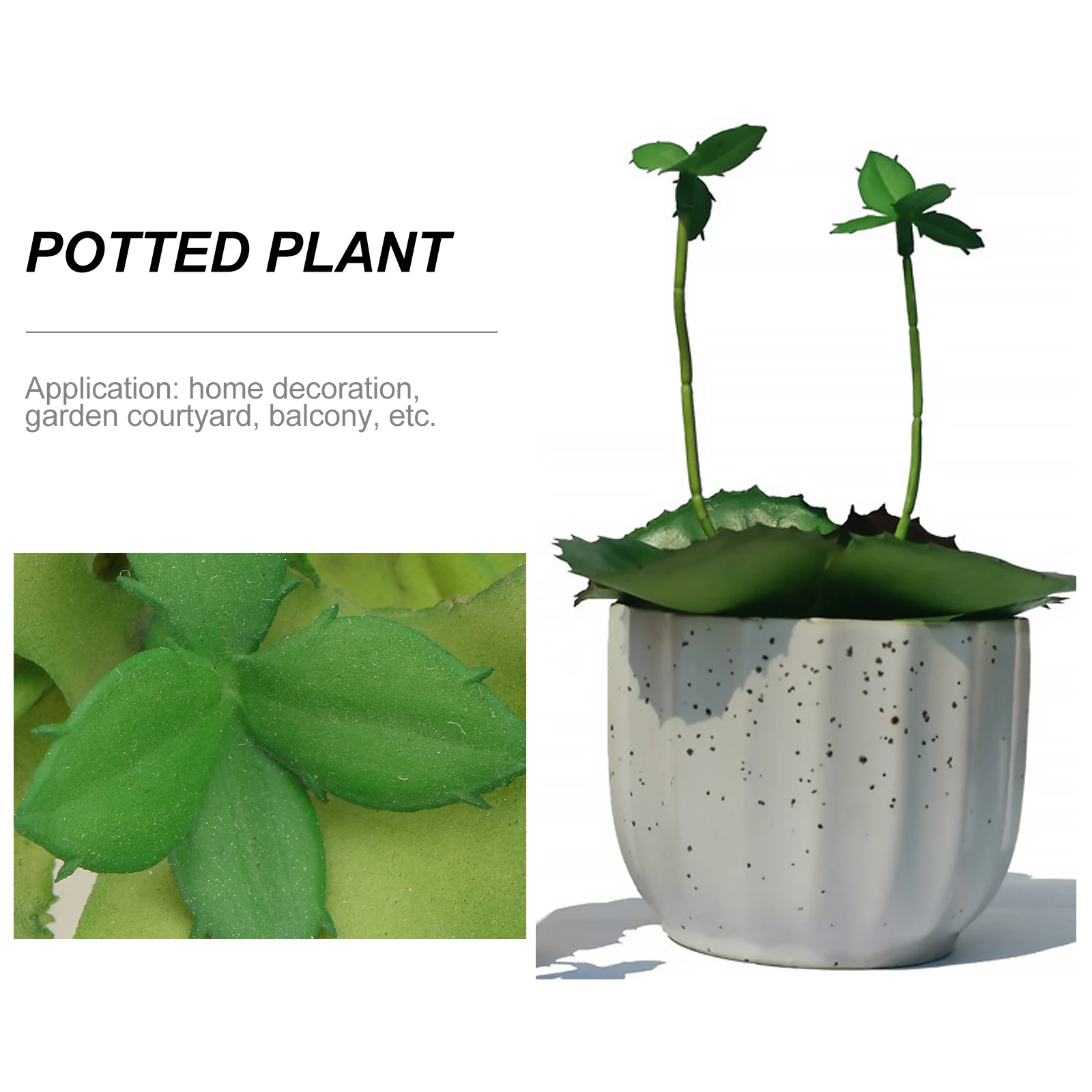 2Pcs Simulated Succulent Bonsai Decor Small Lifelike Green Artificial Plant for Home Office Desk Bookshelf Decoration 
2Pcs Simulated Succulent Bonsai Decor Small Lifelike Green Artificial Plant for Home Office Desk Bookshelf Decoration