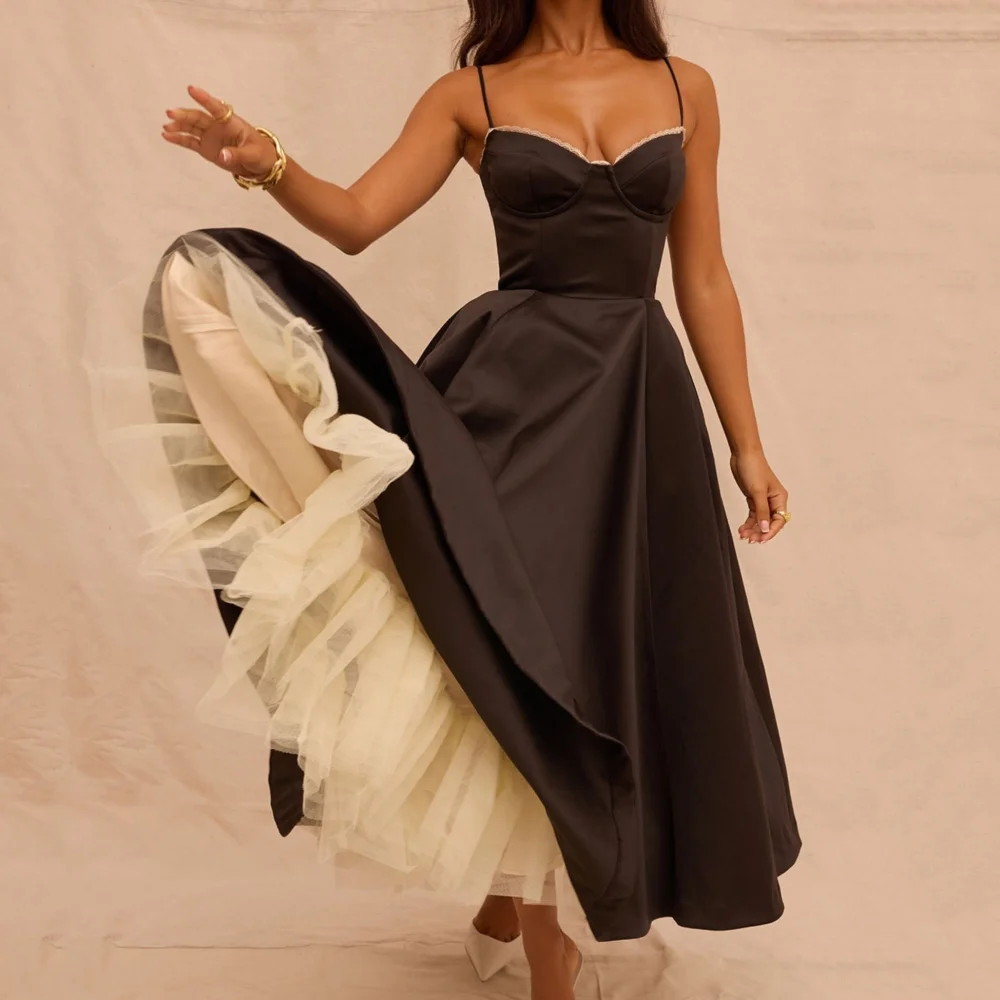 Spaghetti Straps A Line Evening Dress Customized Prom Dresses Party Gowns Simple Ankle Length Vestido De Novia
Spaghetti Straps A Line Evening Dress Customized Prom Dresses Party Gowns Simple Ankle Length Vestido De Novia