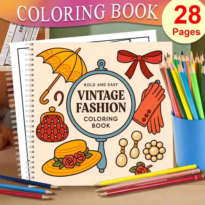 Книга-раскраска в винтажном стиле для взрослых, подарок на день рождения, школьные принадлежности, милый альбом для рисования для взрослых
Книга-раскраска в винтажном стиле для взрослых, подарок на день рождения, школьные принадлежности, милый альбом для рисования для взрослых