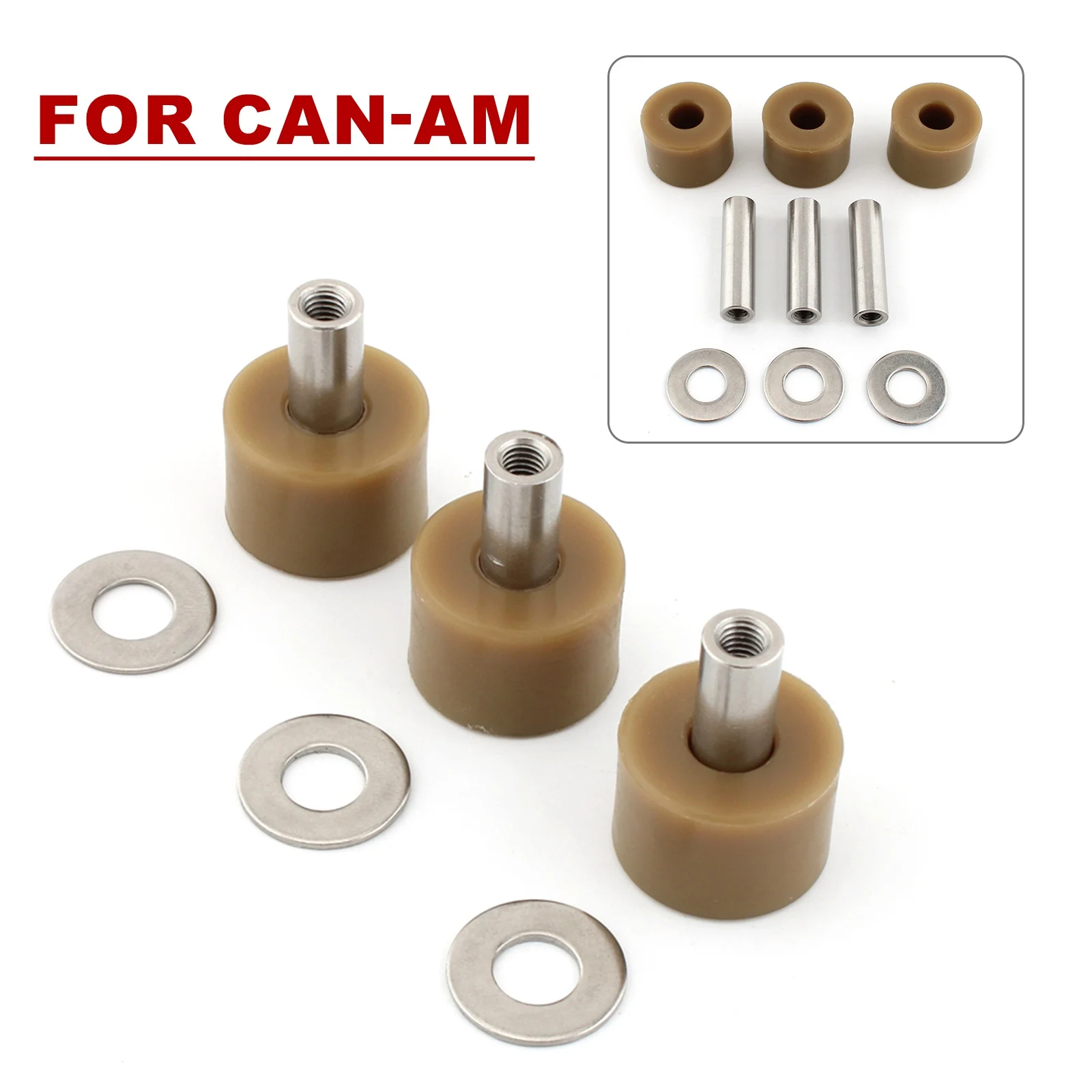 Secondary Clutch Roller Kit 417127016 420629192 420227946 for Can-Am Ski-Doo Sport Power TEK 800R 2014-2016
Secondary Clutch Roller Kit 417127016 420629192 420227946 for Can-Am Ski-Doo Sport Power TEK 800R 2014-2016