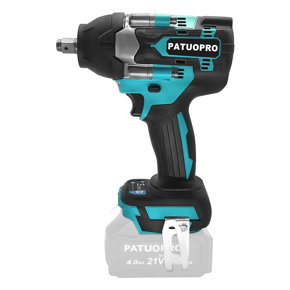 PATUOPRO 1500N.M Бесщеточный электрический ударный гайковерт с крутящим моментом, 4-скоростной аккумуляторный электрический ключ для батареи Makita 18 В (без батареи)
PATUOPRO 1500N.M Бесщеточный электрический ударный гайковерт с крутящим моментом, 4-скоростной аккумуляторный электрический ключ для батареи Makita 18 В (без батареи)