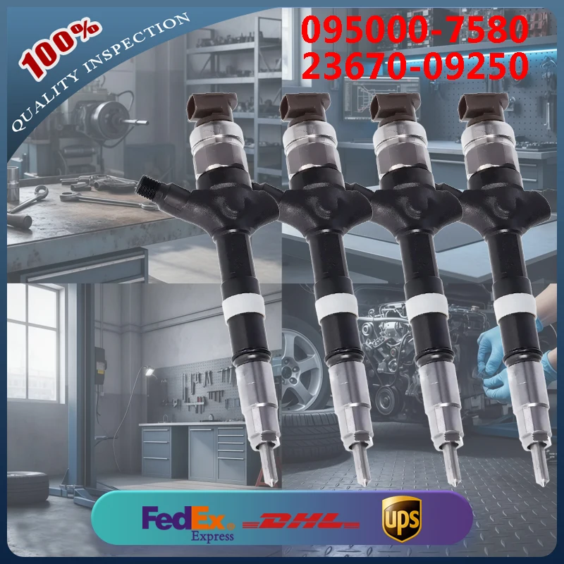 4PCS Fuel Injector 095000-6890 23670-0G010 23670-0G040 23670-09250 for Toyota Engine 1CD-FTV Avensis Corolla 2.0 D-4D
4PCS Fuel Injector 095000-6890 23670-0G010 23670-0G040 23670-09250 for Toyota Engine 1CD-FTV Avensis Corolla 2.0 D-4D