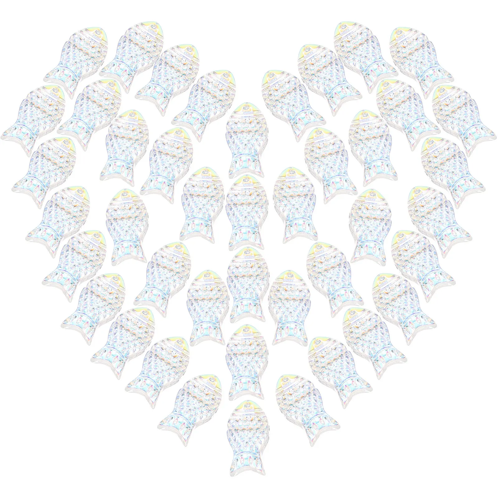50Pcs Crystal Beads Jewelry Making Bright Fish Shape Glass Beads Smooth Surface for Bracelet Craft DIY Supplies
50Pcs Crystal Beads Jewelry Making Bright Fish Shape Glass Beads Smooth Surface for Bracelet Craft DIY Supplies