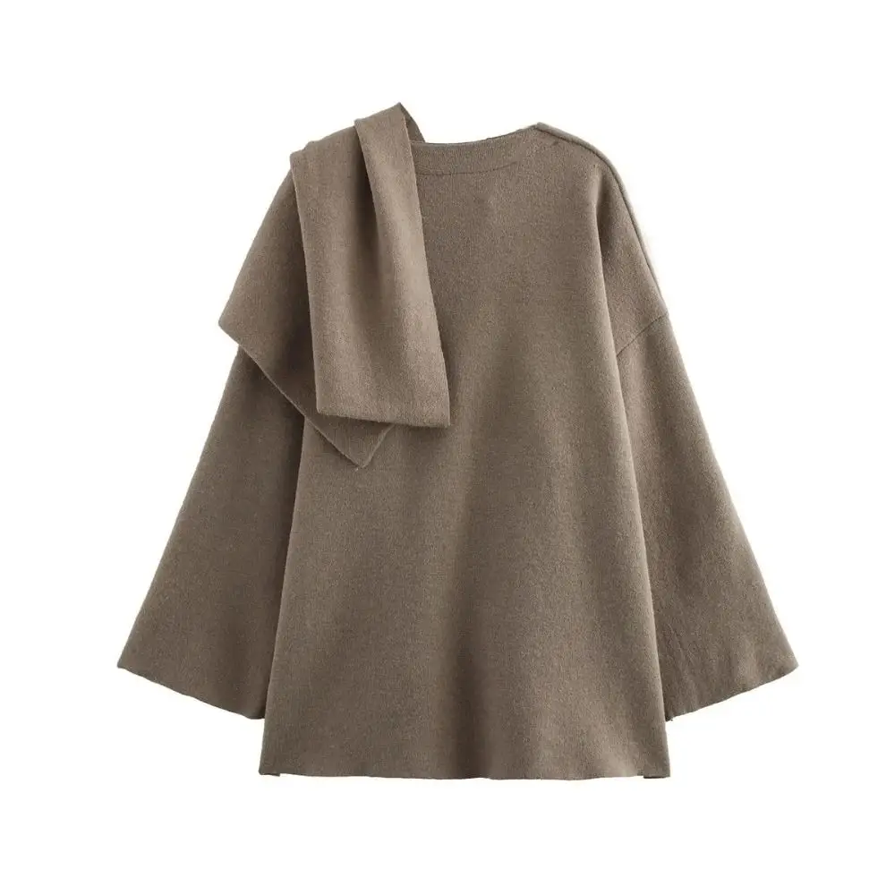 Classic Retro Elegant Coat Women Irregular Long Sleeve Scarf Demi-season Cape Autumn Winter Wind-proof Scarf Knit Coat Top Gifts
Classic Retro Elegant Coat Women Irregular Long Sleeve Scarf Demi-season Cape Autumn Winter Wind-proof Scarf Knit Coat Top Gifts