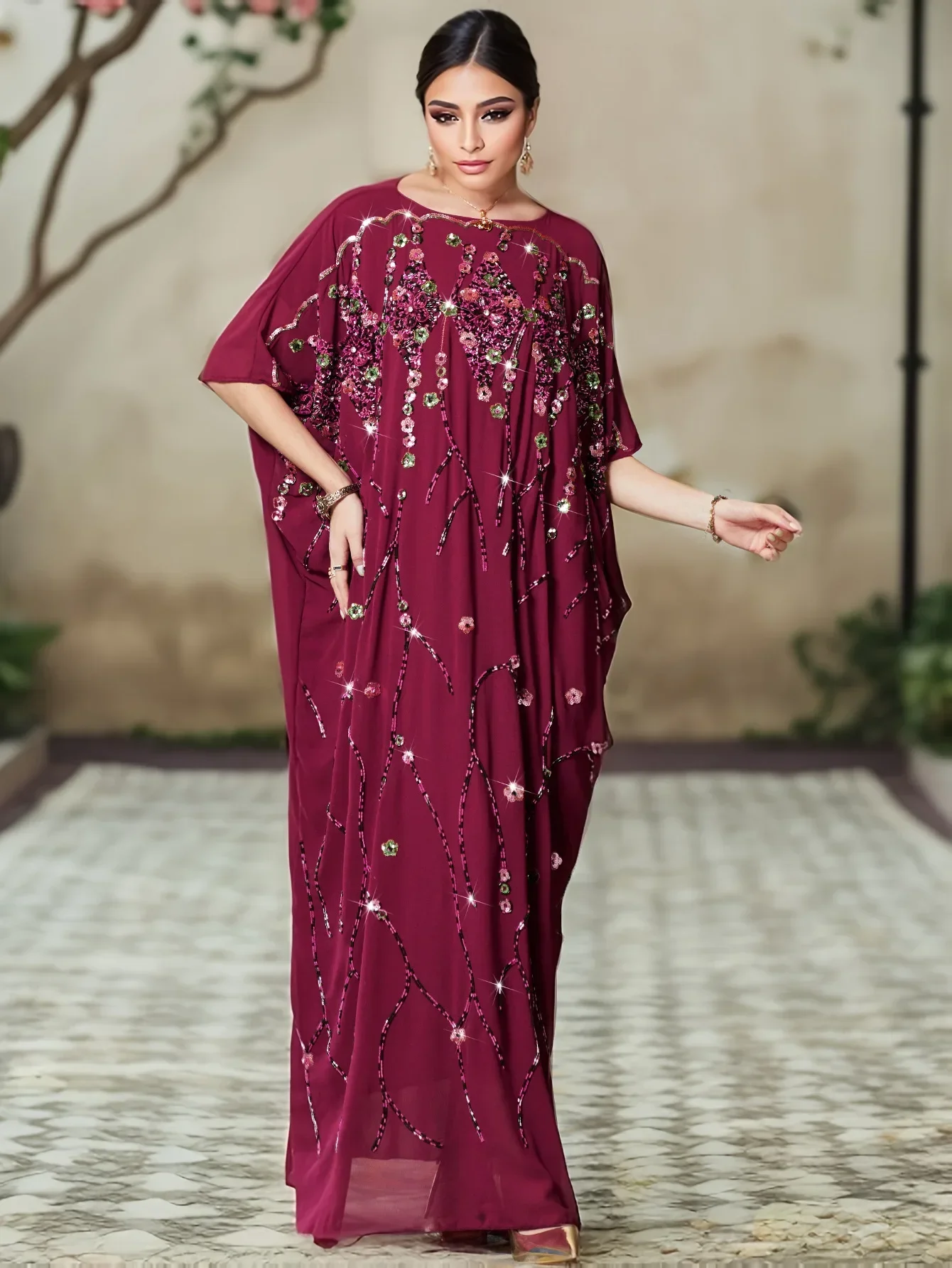 Luxury Dubai Abayas for Women Sequin Embroidery Djellaba Eid Ramadan Muslim Dress Turkey Kaftan Evening Party Gown Morocco Robe
Luxury Dubai Abayas for Women Sequin Embroidery Djellaba Eid Ramadan Muslim Dress Turkey Kaftan Evening Party Gown Morocco Robe
