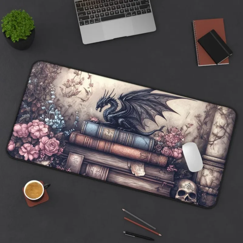 Large gaming mats Black dragon pattern design mouse pad Mechanical keyboard expansion pads rubber non-slip locking process XXL
Large gaming mats Black dragon pattern design mouse pad Mechanical keyboard expansion pads rubber non-slip locking process XXL