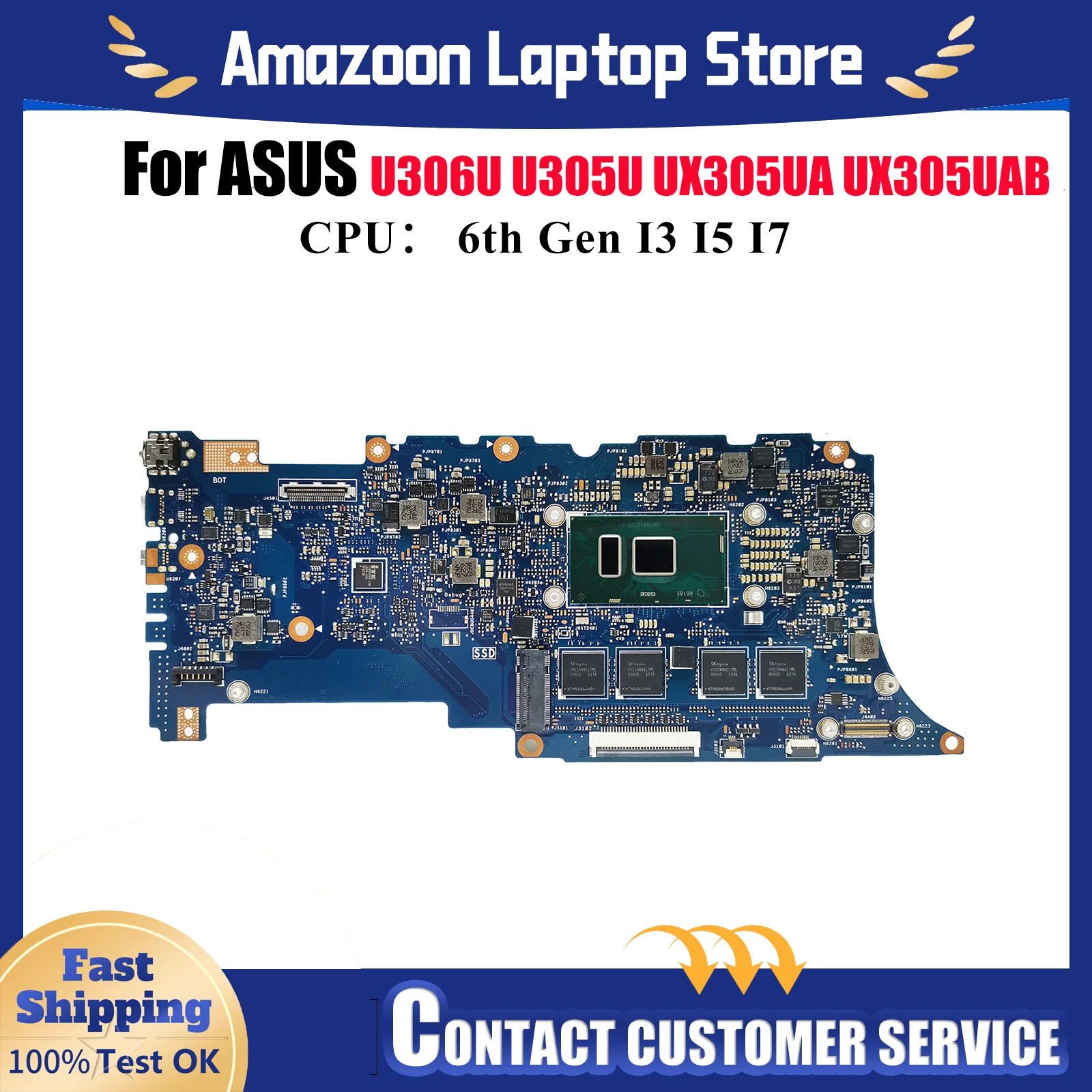 U305UAB Материнская плата для ноутбука ASUS ZenBook U305U UX305UAB UX305U U306U UX305UA Материнская плата с процессором I3 I5 I7 100% tests OK stk
U305UAB Материнская плата для ноутбука ASUS ZenBook U305U UX305UAB UX305U U306U UX305UA Материнская плата с процессором I3 I5 I7 100% tests OK stk