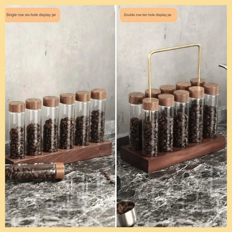 GOOD-Glass Test Tube Display Stand Barista Tools Single Tube Storage Coffee Bean Dispensing Bottle Coffee Sealed Jar Beans
GOOD-Glass Test Tube Display Stand Barista Tools Single Tube Storage Coffee Bean Dispensing Bottle Coffee Sealed Jar Beans