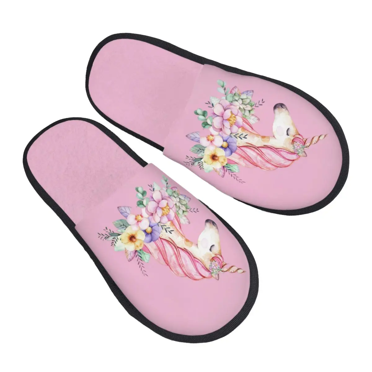 Custom Cute Cartoon Unicorn Guest Slippers for Hotel Women House Slipper
Custom Cute Cartoon Unicorn Guest Slippers for Hotel Women House Slipper