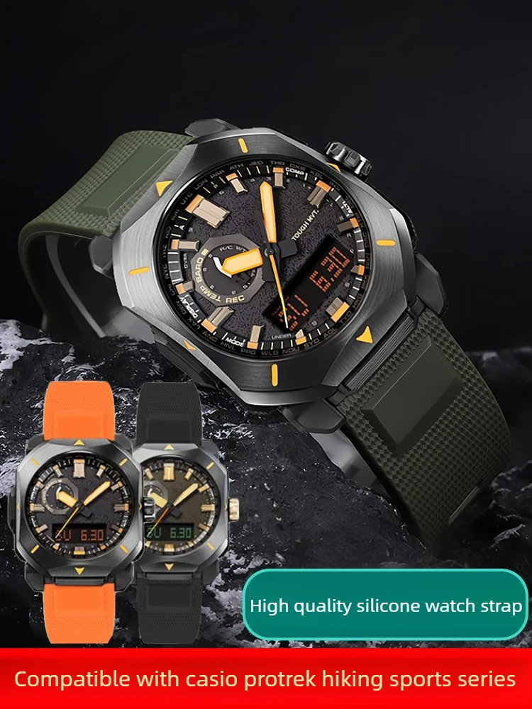 Подходит для силиконовых часов Casio PROTREK Series для альпинизма, модели PRW-6900Y/PRW-6800, мужские, 23 мм.
Подходит для силиконовых часов Casio PROTREK Series для альпинизма, модели PRW-6900Y/PRW-6800, мужские, 23 мм.