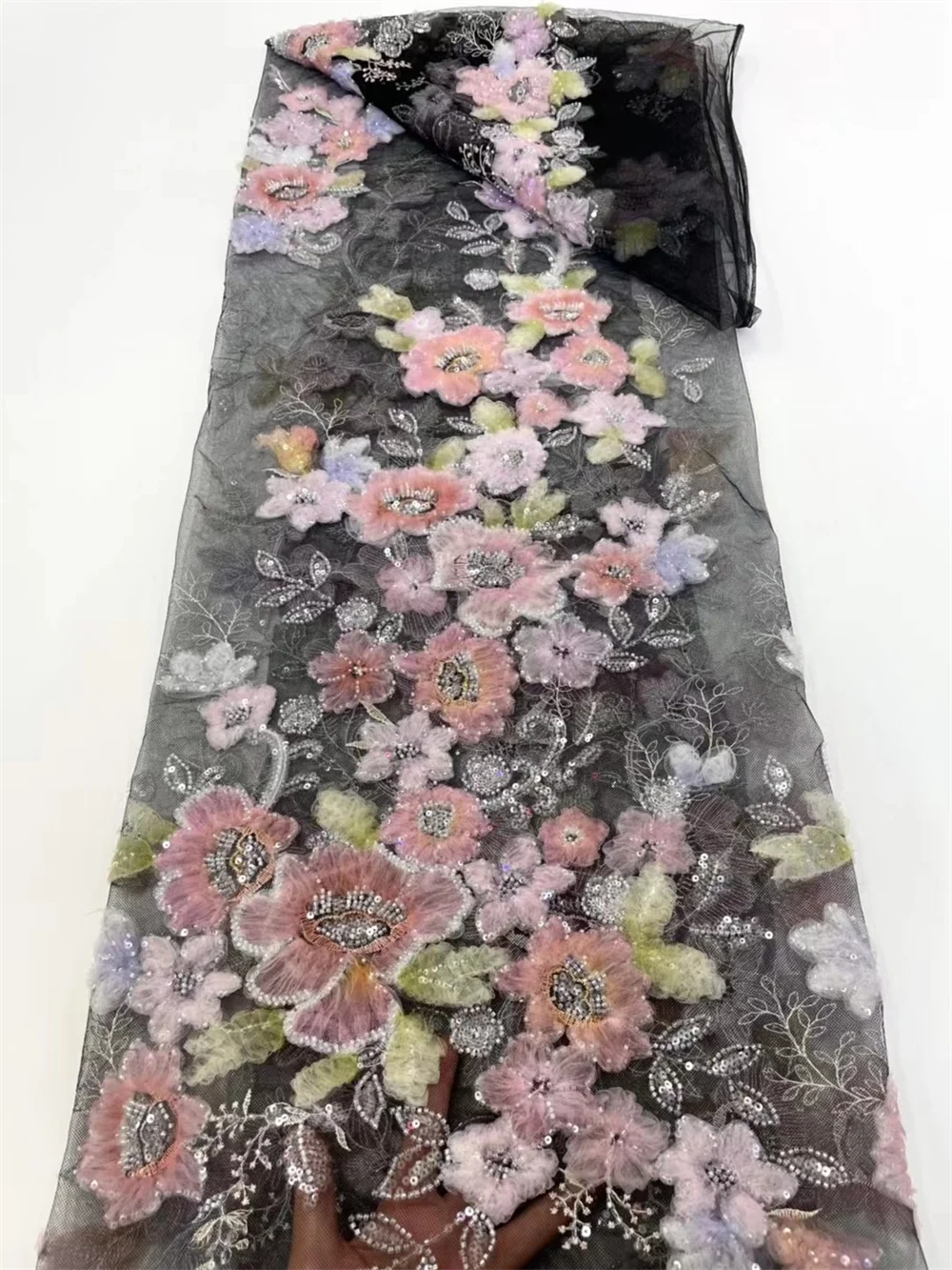 Luxury 2024 High Quality French Tulle Net Sequins Lace Fabric African Lace Fabric 5 Yards For Nigeria Wedding Party Dress
Luxury 2024 High Quality French Tulle Net Sequins Lace Fabric African Lace Fabric 5 Yards For Nigeria Wedding Party Dress