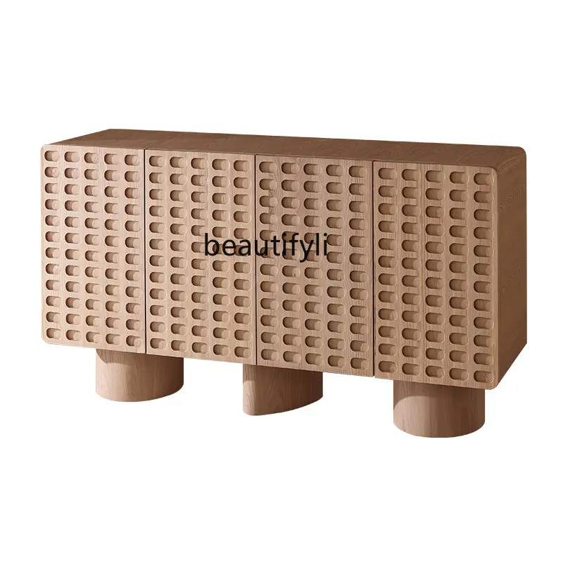 zq Solid Wood Sideboard Storage Cabinet Nordic Light Luxury Log Entrance Cabinet Storage Cabinet Tea Cabinet
zq Solid Wood Sideboard Storage Cabinet Nordic Light Luxury Log Entrance Cabinet Storage Cabinet Tea Cabinet