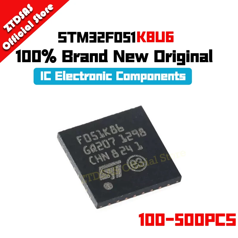 100-500 шт. STM32F051K8U6 STM STM32 STM32F STM32F051 STM32F051K8 IC MCU 32 бит 64 КБ флэш-памяти
100-500 шт. STM32F051K8U6 STM STM32 STM32F STM32F051 STM32F051K8 IC MCU 32 бит 64 КБ флэш-памяти