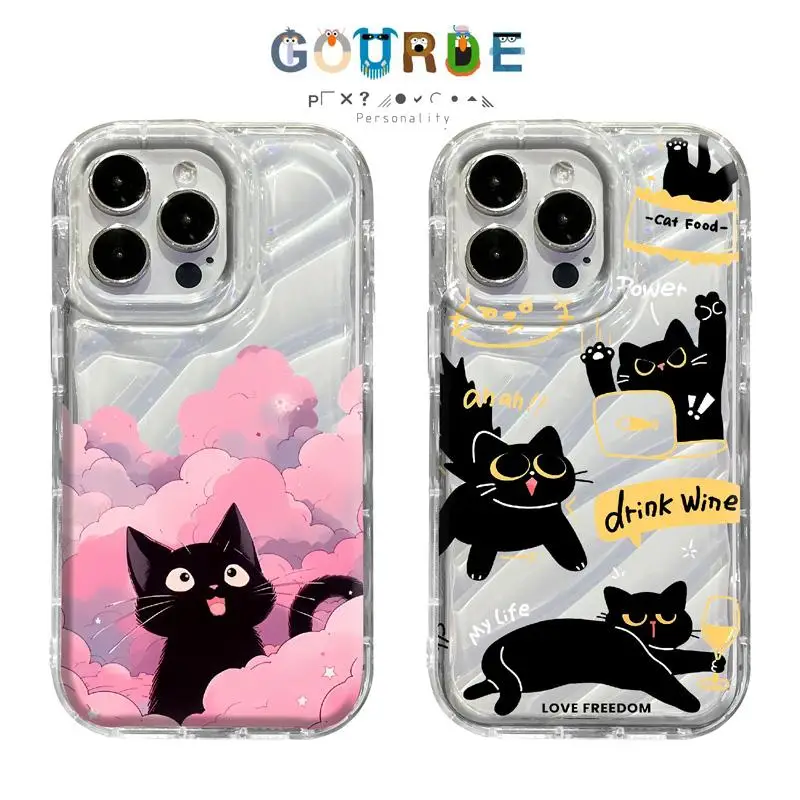 Gourde Funny Graffiti Black Cat Pattern Phone Case for Iphone 16 15 14 12 13 11 Pro Max IP 7 8 Plus Iphon X XS XR Xs Max
Gourde Funny Graffiti Black Cat Pattern Phone Case for Iphone 16 15 14 12 13 11 Pro Max IP 7 8 Plus Iphon X XS XR Xs Max