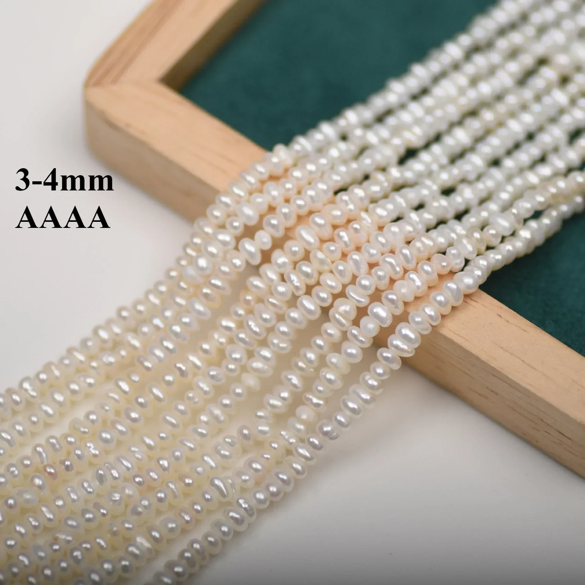 3-4mm4A Long-Lasting Hot Sale Natural Freshwater White Irregular Pearl Small Bead Jewelry Make DIY Necklace Bracelet Accessories
3-4mm4A Long-Lasting Hot Sale Natural Freshwater White Irregular Pearl Small Bead Jewelry Make DIY Necklace Bracelet Accessories