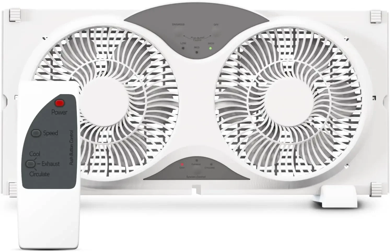 Dual Window Fan with Reversible Airflow - Perfect Window Fans for Home Bedroom, Exhaust & Intake Options, Remote Controlled
Dual Window Fan with Reversible Airflow - Perfect Window Fans for Home Bedroom, Exhaust & Intake Options, Remote Controlled