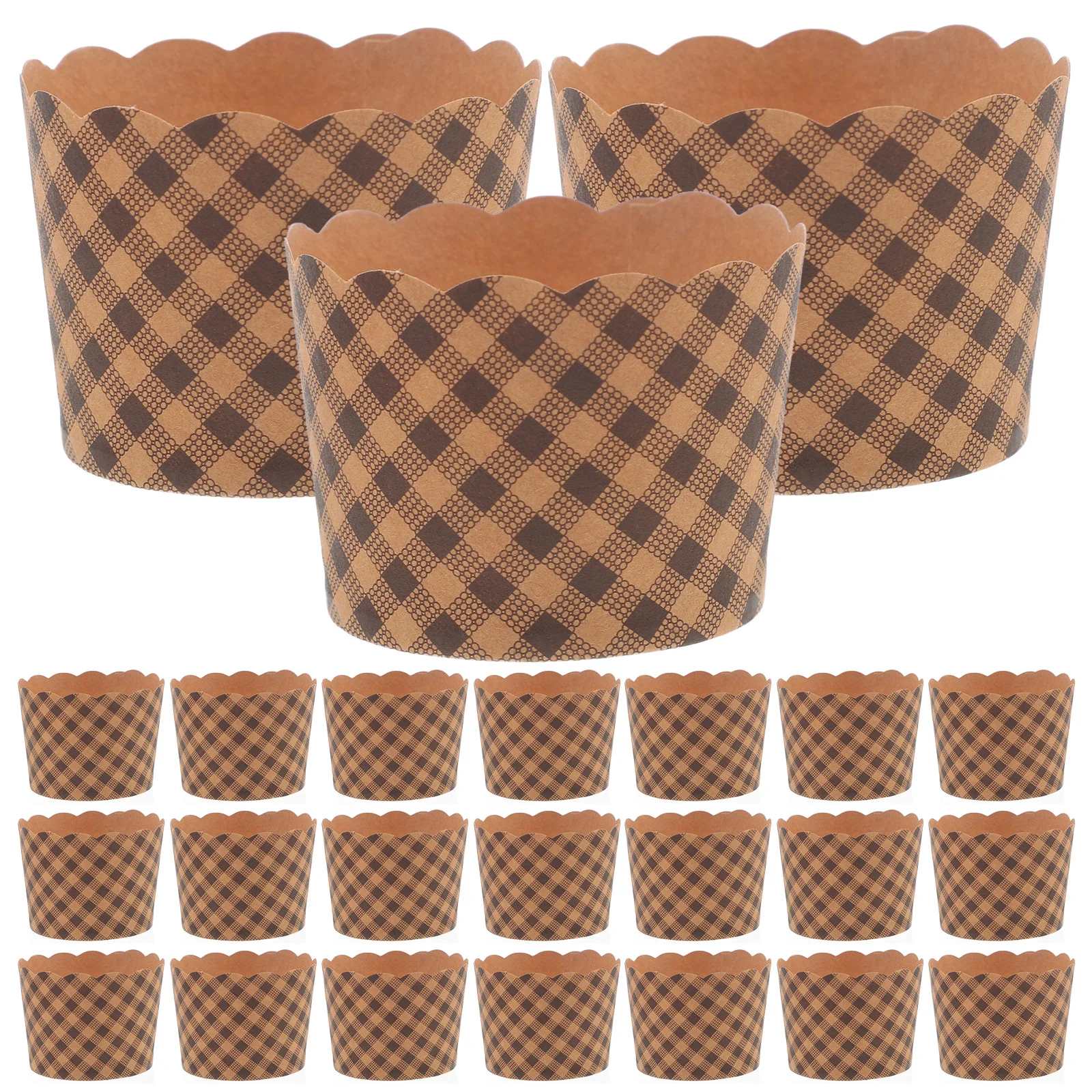 50 Pcs Baking Cake Paper Tray Party Cupcake Liners Bread Pans Mold Muffin Cups Kraft For Cases with Lid
50 Pcs Baking Cake Paper Tray Party Cupcake Liners Bread Pans Mold Muffin Cups Kraft For Cases with Lid
