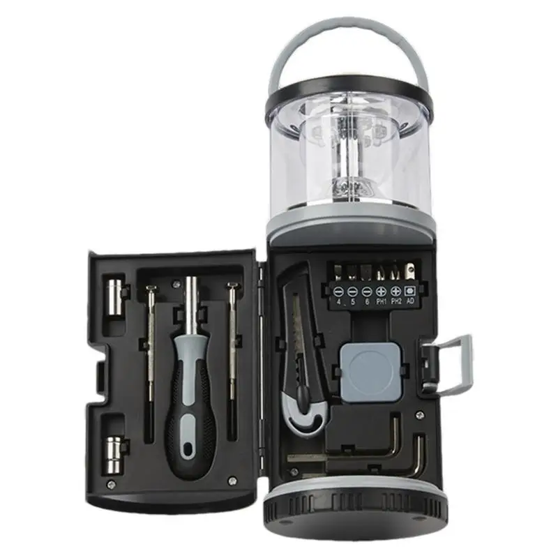 Repair Tool With Flashlight LED Lantern With Tool Kit Kit Camping Tool Flashlight With Screwdriver Portable Lamp Hardware Tool
Repair Tool With Flashlight LED Lantern With Tool Kit Kit Camping Tool Flashlight With Screwdriver Portable Lamp Hardware Tool