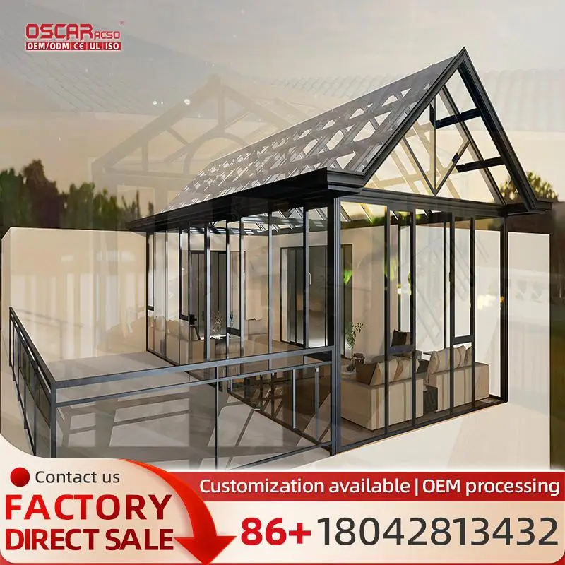 Double Tempered Double Glazed Detachable Sun Room Glass House for Patio Garden Balcony sunroom
Double Tempered Double Glazed Detachable Sun Room Glass House for Patio Garden Balcony sunroom