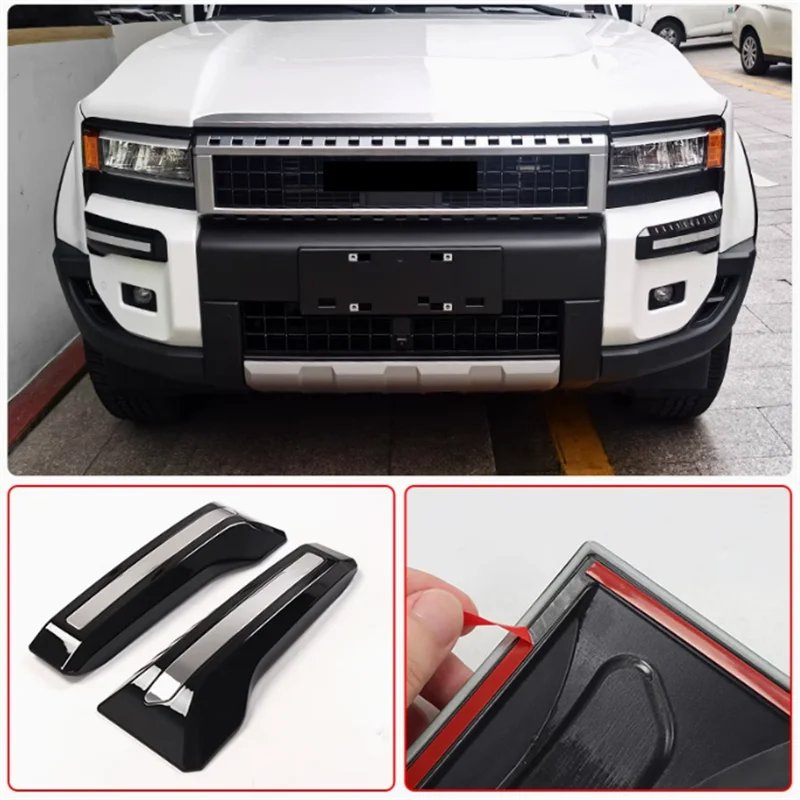 For Toyota Prado LC250 2024 2025 Exterior Accessories Front Fog Lights Lamps Eyelid Eyebrow Strip Cover Trim 2PCS/SET
For Toyota Prado LC250 2024 2025 Exterior Accessories Front Fog Lights Lamps Eyelid Eyebrow Strip Cover Trim 2PCS/SET
