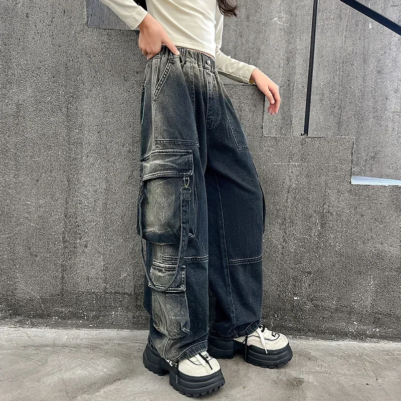 Мешковатые джинсы Шикарные джинсы Прямые брюки Одежда для подростков Прямые брюки для девочек 5-15 лет Белые тяжелые промышленные брюки
Мешковатые джинсы Шикарные джинсы Прямые брюки Одежда для подростков Прямые брюки для девочек 5-15 лет Белые тяжелые промышленные брюки