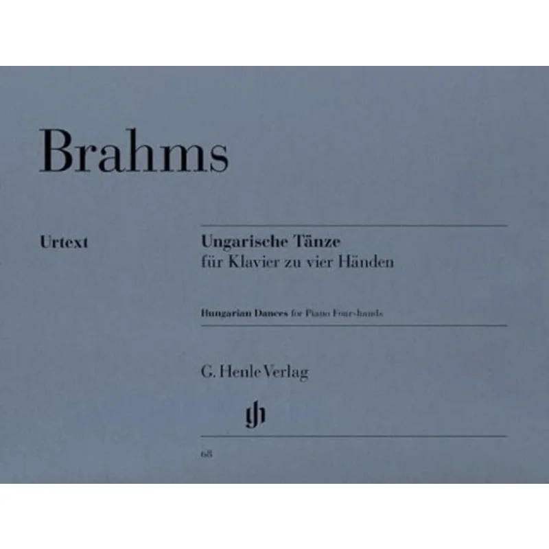 HN68 Brahms Hungarian Dances F Piano 4ms Georgii Walter G Henle Verlag 9790201800684 Book
HN68 Brahms Hungarian Dances F Piano 4ms Georgii Walter G Henle Verlag 9790201800684 Book