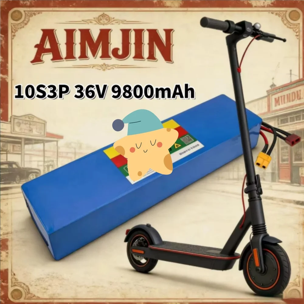 36V 9800mAh 18650 Lithium Battery Pack 10S3P for Electric Scooter Configuration High Capacity Scooter Battery
36V 9800mAh 18650 Lithium Battery Pack 10S3P for Electric Scooter Configuration High Capacity Scooter Battery