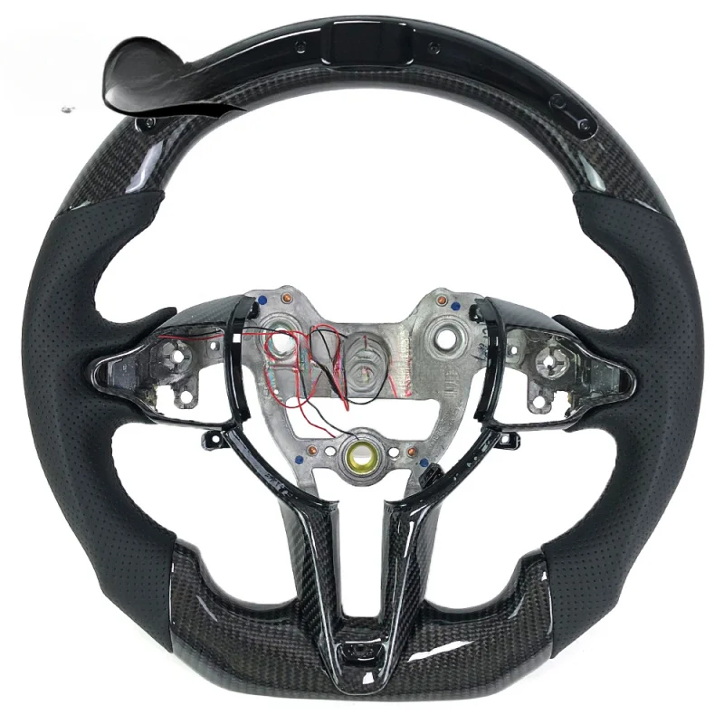 For Hyundai Racing Style LED Carbon Fiber Perforated Leather Flat Bottom Steering Wheel| Elantra N.| Track/Daily Use
For Hyundai Racing Style LED Carbon Fiber Perforated Leather Flat Bottom Steering Wheel| Elantra N.| Track/Daily Use