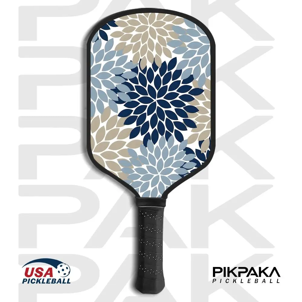 Dahlia Flower Pattern Pickleball Paddle USAPA Approved T700 Carbon Fiber Unibody Thermoformed with 16MM Honeycomb CorePower&Spin
Dahlia Flower Pattern Pickleball Paddle USAPA Approved T700 Carbon Fiber Unibody Thermoformed with 16MM Honeycomb CorePower&Spin