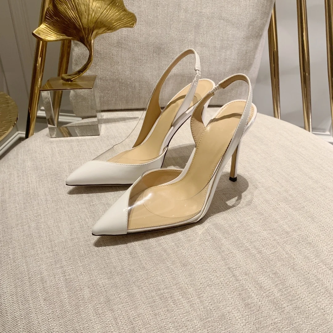 Sexy Baotou Summer European and American Style Colored Patent Leather Film Pointed Thin Heels High Heels Sandals for Women
Sexy Baotou Summer European and American Style Colored Patent Leather Film Pointed Thin Heels High Heels Sandals for Women