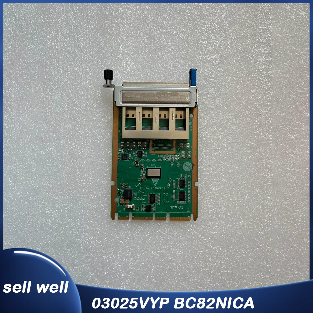 TM280-10GE/25GE four port network card 03025VYP BC82NICA
TM280-10GE/25GE four port network card 03025VYP BC82NICA
