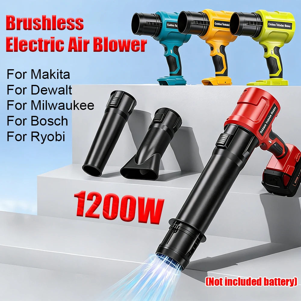 НОВЫЙ Бесщеточный электрический воздуходув 1200 Вт для аккумуляторов Makita/Dewalt/Milwaukee/Bosch/Ryobi 18 В – для уборки листьев, пыли и снега. Мощный инструмент.
НОВЫЙ Бесщеточный электрический воздуходув 1200 Вт для аккумуляторов Makita/Dewalt/Milwaukee/Bosch/Ryobi 18 В – для уборки листьев, пыли и снега. Мощный инструмент.