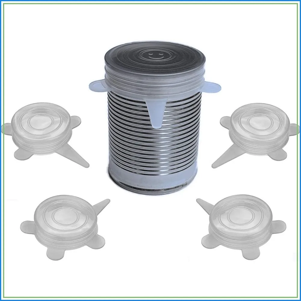 Pet and Human Food Can Lids - 4 Pack - Stretchable Silicone Covers for Canned Food Storage - Universal Fit for Small Cans - Keeps Food Fresh
Pet and Human Food Can Lids - 4 Pack - Stretchable Silicone Covers for Canned Food Storage - Universal Fit for Small Cans - Keeps Food Fresh