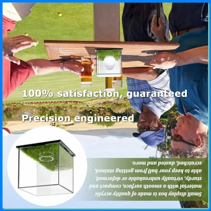 Golf Display Box Acrylic Golf Stand Transparent Display Box Square Display Box with Green Base-ABYS
Golf Display Box Acrylic Golf Stand Transparent Display Box Square Display Box with Green Base-ABYS
