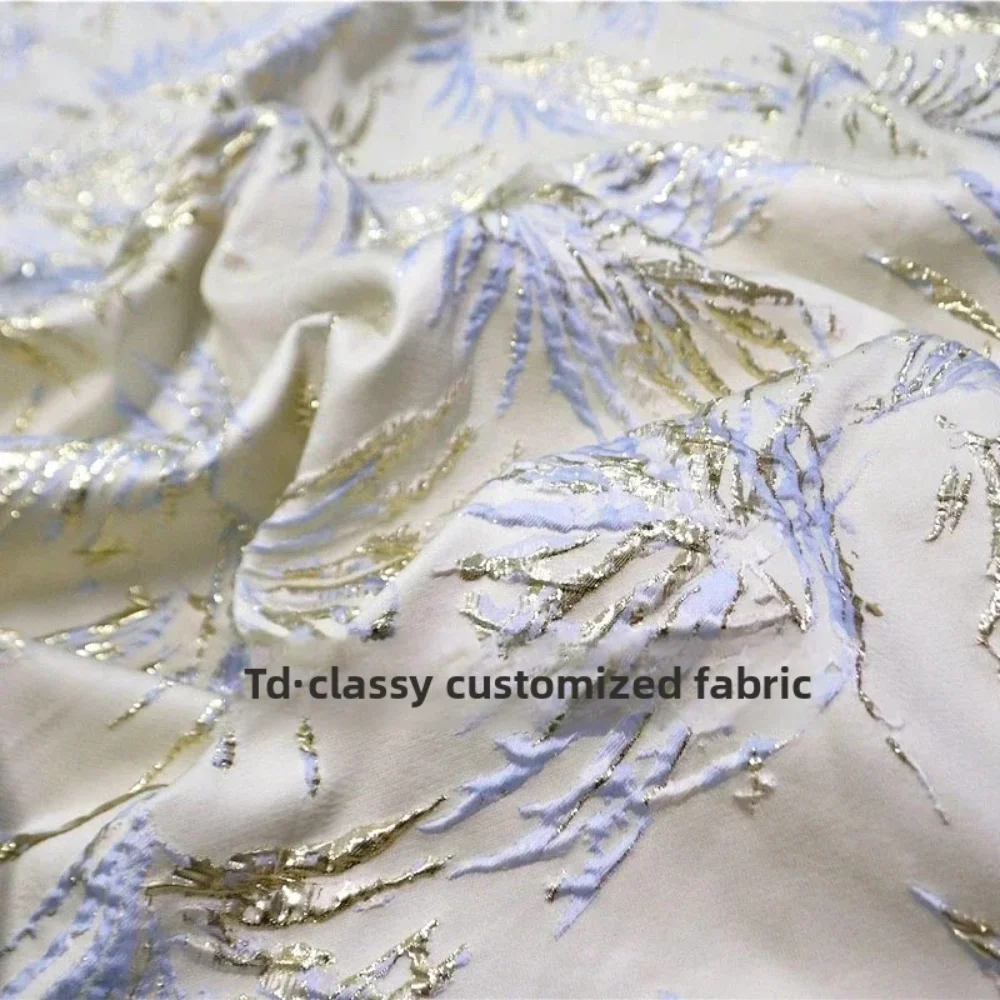 Металлическая проволока, парча, жаккардовая ткань, весна-осень-зима, платье, ветровка, одежда, брендовая модная дизайнерская ткань, ткань
Металлическая проволока, парча, жаккардовая ткань, весна-осень-зима, платье, ветровка, одежда, брендовая модная дизайнерская ткань, ткань