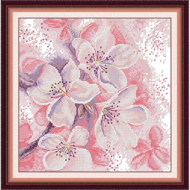 Maydear Full Cross Stitch Kit, 11CT/14CT/16CT/9CT Aida Fabric,DMC Threads Sewing Pattern Embroidery Set-Pink peach blossom
Maydear Full Cross Stitch Kit, 11CT/14CT/16CT/9CT Aida Fabric,DMC Threads Sewing Pattern Embroidery Set-Pink peach blossom