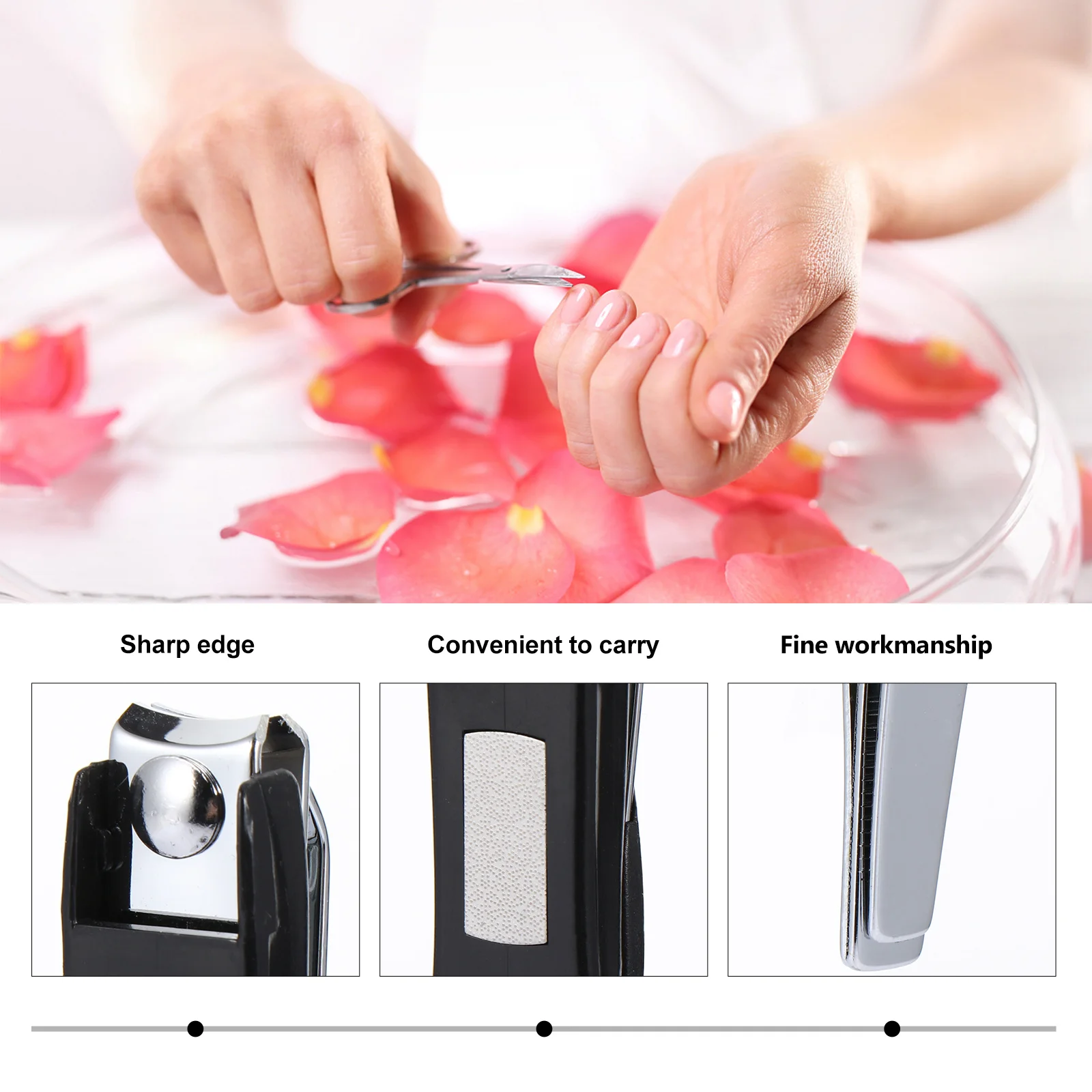 1Set Nail Trimmer Set Stainless Steel Fingernail Clipper Toenail Cutter Pedicure Tool Portable Organized Gift Nail Clippers Set
1Set Nail Trimmer Set Stainless Steel Fingernail Clipper Toenail Cutter Pedicure Tool Portable Organized Gift Nail Clippers Set