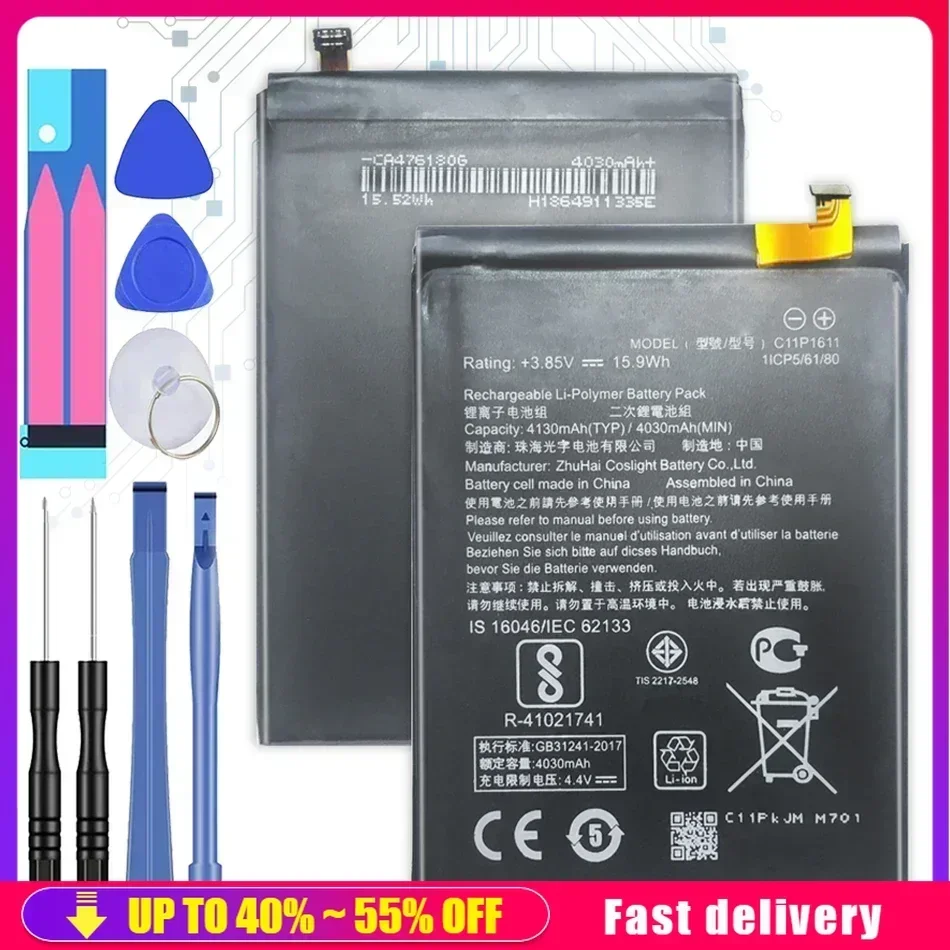 Mobile Phone Batteries For ASUS Zenfone 3 Z3 Max Zenfone3 Max Z3Max ZC520TL X008DB 3 X008 X008D Z01B C11P1611 4130mAh Battery
Mobile Phone Batteries For ASUS Zenfone 3 Z3 Max Zenfone3 Max Z3Max ZC520TL X008DB 3 X008 X008D Z01B C11P1611 4130mAh Battery