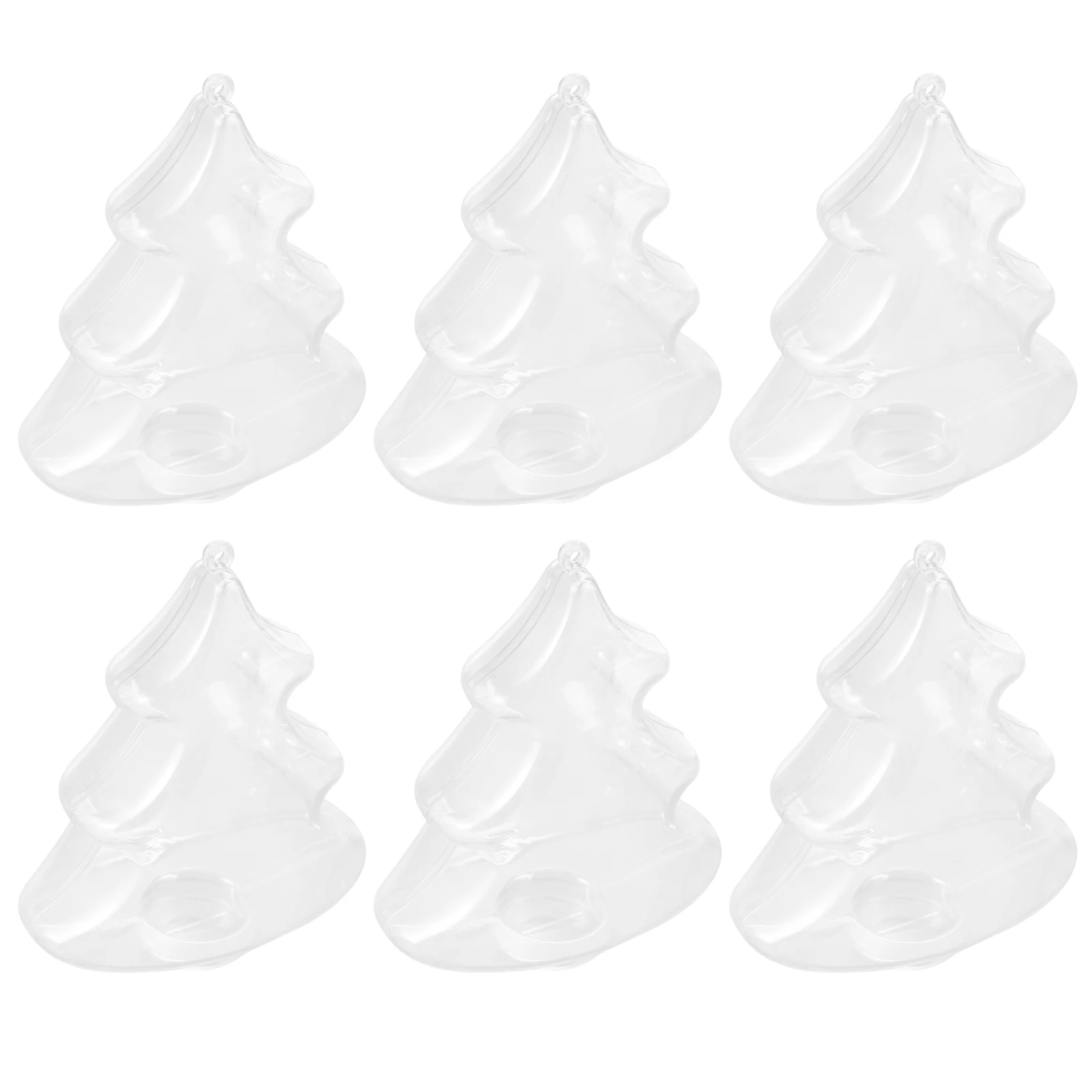 6Pcs Transparent Christmas Tree Shape Candy Boxes Clear Plastic Candy Holders Holiday Treat Containers Party Favor Boxes
6Pcs Transparent Christmas Tree Shape Candy Boxes Clear Plastic Candy Holders Holiday Treat Containers Party Favor Boxes