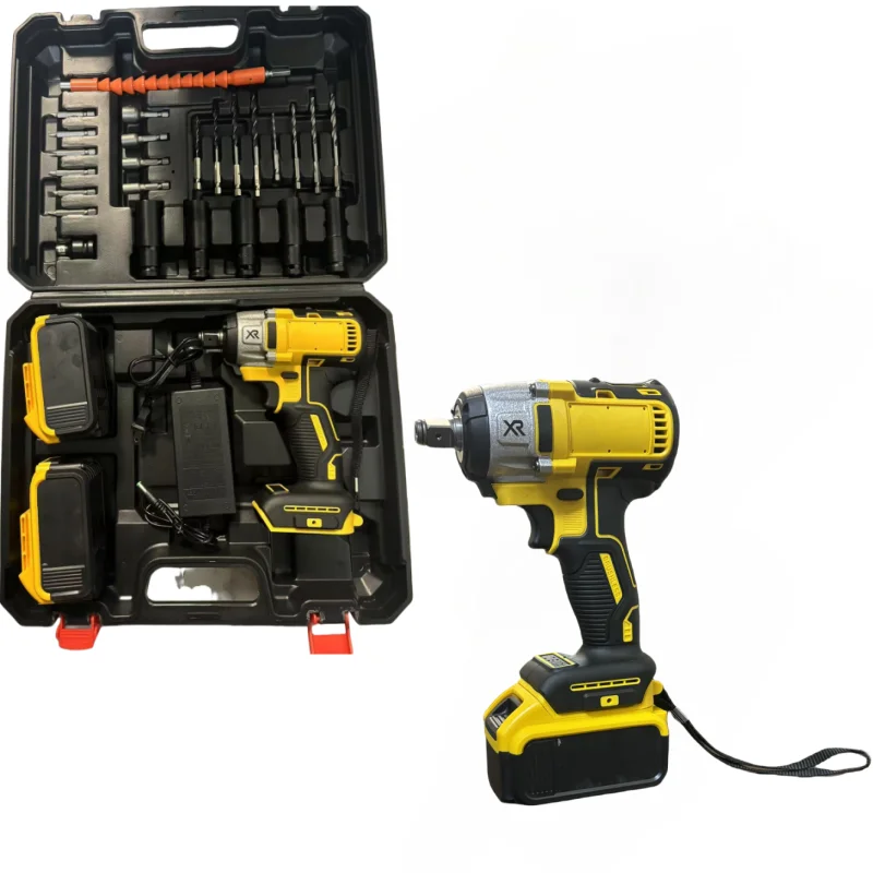High Torque 350N.m Cordless Rechargeable 18V/21v Electric Impact Wrench For Heavy Duty Industrial Use
High Torque 350N.m Cordless Rechargeable 18V/21v Electric Impact Wrench For Heavy Duty Industrial Use