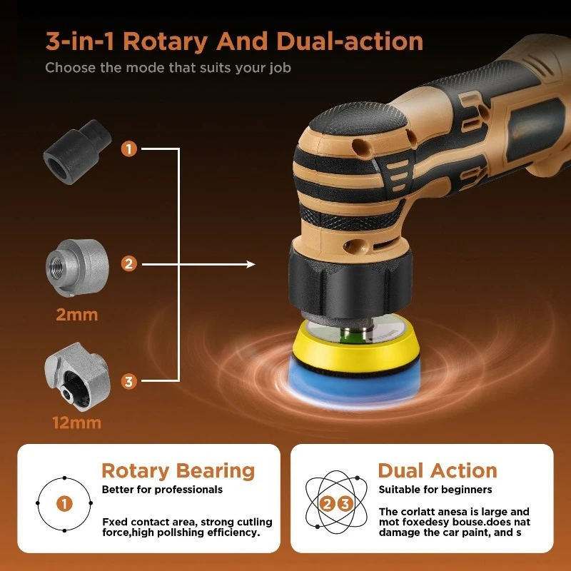 Cordless Mini Polisher Lithium Battery Multifunctional Car Polishing Sanding Machine
Cordless Mini Polisher Lithium Battery Multifunctional Car Polishing Sanding Machine