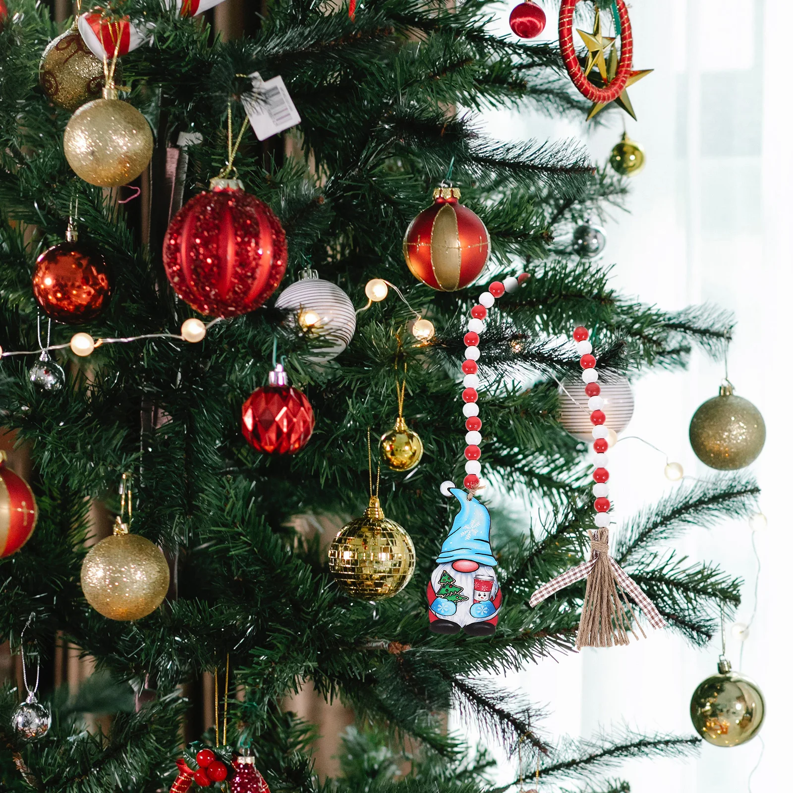 Wooden Hanging Christmas Decoration Red Snowflake Pendant Bead Ornaments 28mm Wood Beads Tassel Car Home Party DIY Decor
Wooden Hanging Christmas Decoration Red Snowflake Pendant Bead Ornaments 28mm Wood Beads Tassel Car Home Party DIY Decor