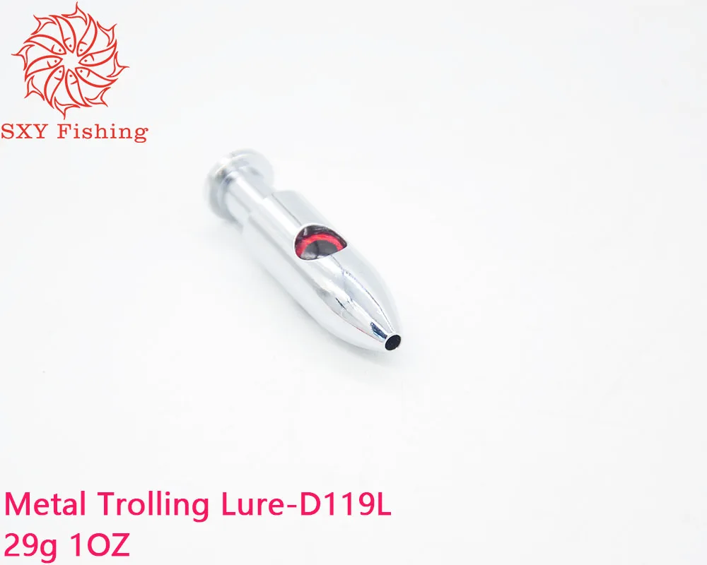 SXY FISHING DIY Jet Head D119L 29g 1OZ Fishing Lure Big Game Trolling Metal Head for Ocean Boat Fishing Tuna & Wahoo Bait 
SXY FISHING DIY Jet Head D119L 29g 1OZ Fishing Lure Big Game Trolling Metal Head for Ocean Boat Fishing Tuna & Wahoo Bait