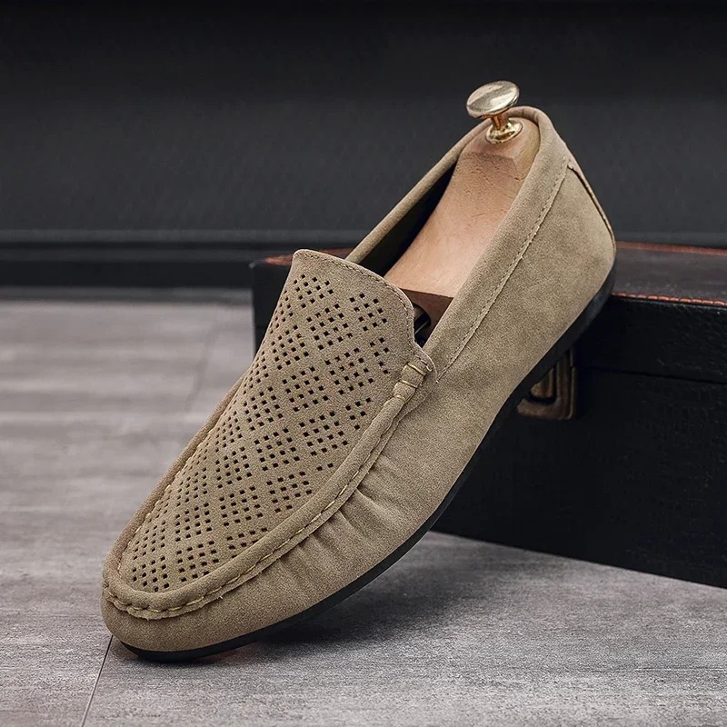 Summer Suede Men Casual Shoes Outdoor Breathable Lightweight Leather Mens Walking Shoes Anti Slip Lightweight Driving Shoes
Summer Suede Men Casual Shoes Outdoor Breathable Lightweight Leather Mens Walking Shoes Anti Slip Lightweight Driving Shoes