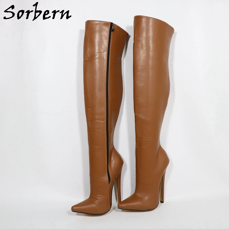 Sorbern Sexy Fetish High Heel Boots Over The Knee Stand-Only 60Cm Hard Shaft Customized Large Boots Heels 18Cm Boots Unisex
Sorbern Sexy Fetish High Heel Boots Over The Knee Stand-Only 60Cm Hard Shaft Customized Large Boots Heels 18Cm Boots Unisex